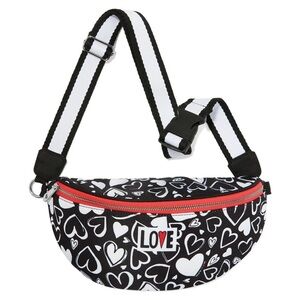 Brighton Endless Love Belt Bag Sling Fanny Pack Valentines Heart Design